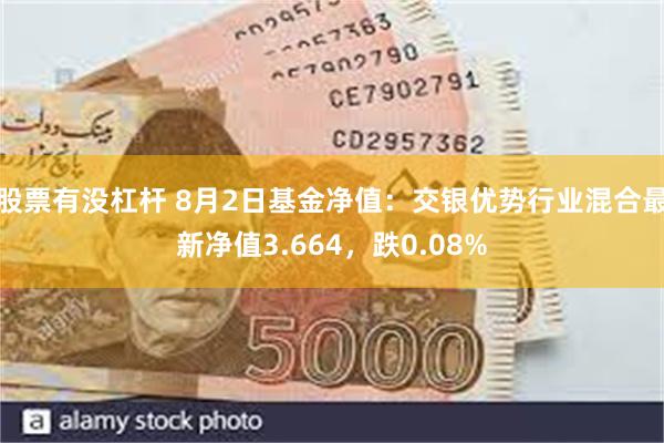 股票有没杠杆 8月2日基金净值：交银优势行业混合最新净值3.664，跌0.08%